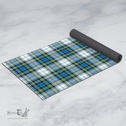 ScotsTee Shop Scottish Campbell Dress Ancient Clan Tartan Rubber Yoga Mat