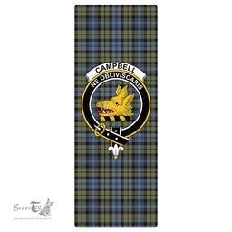 ScotsTee Shop Scottish Campbell Faded Clan Crest Tartan Rubber Yoga Mat