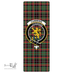 ScotsTee Shop Scottish Cumming Hunting Ancient Clan Crest Tartan Rubber Yoga Mat