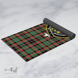 ScotsTee Shop Scottish Cumming Hunting Ancient Clan Crest Tartan Rubber Yoga Mat