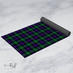 ScotsTee Shop Scottish Campbell of Cawdor Modern Clan Tartan Rubber Yoga Mat