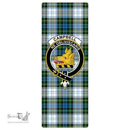 ScotsTee Shop Scottish Campbell Dress Clan Crest Tartan Rubber Yoga Mat