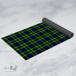 ScotsTee Shop Scottish Campbell of Breadalbane Modern Clan Tartan Rubber Yoga Mat