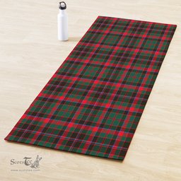 ScotsTee Shop Scottish Cumming Hunting Modern Clan Tartan Rubber Yoga Mat