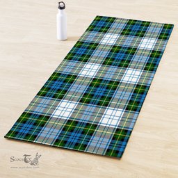 ScotsTee Shop Scottish Campbell Dress Clan Tartan Rubber Yoga Mat