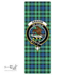 ScotsTee Shop Scottish Graham of Montrose Ancient Clan Crest Tartan Rubber Yoga Mat