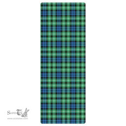 ScotsTee Shop Scottish Graham of Montrose Ancient Clan Tartan Rubber Yoga Mat