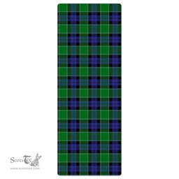 ScotsTee Shop Scottish Graham of Menteith Modern Clan Tartan Rubber Yoga Mat