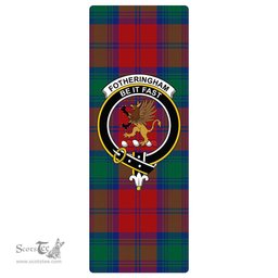ScotsTee Shop Scottish Fotheringham Modern Clan Crest Tartan Rubber Yoga Mat