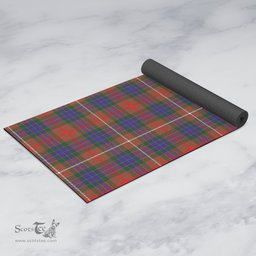 ScotsTee Shop Scottish Fraser Hunting Modern Clan Tartan Rubber Yoga Mat