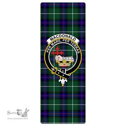 ScotsTee Shop Scottish MacDonald of the Isles Hunting Modern Clan Crest Tartan Rubber Yoga Mat