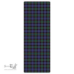 ScotsTee Shop Scottish Fletcher Modern Clan Tartan Rubber Yoga Mat