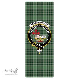 ScotsTee Shop Scottish MacDonald Lord of the Isles Hunting Clan Crest Tartan Rubber Yoga Mat