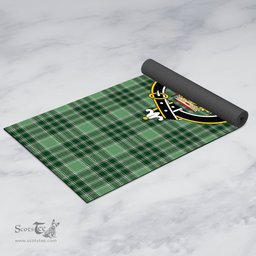 ScotsTee Shop Scottish MacDonald Lord of the Isles Hunting Clan Crest Tartan Rubber Yoga Mat