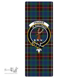 ScotsTee Shop Scottish Fraser Hunting Ancient Clan Crest Tartan Rubber Yoga Mat