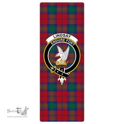 ScotsTee Shop Scottish Lindsay Modern Clan Crest Tartan Rubber Yoga Mat
