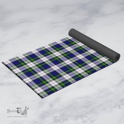 ScotsTee Shop Scottish Gordon Dress Modern Clan Tartan Rubber Yoga Mat