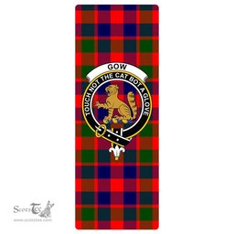 ScotsTee Shop Scottish Gow of McGouan Clan Crest Tartan Rubber Yoga Mat