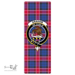 ScotsTee Shop Scottish Graham of Menteith Red Clan Crest Tartan Rubber Yoga Mat