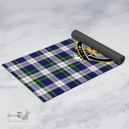 ScotsTee Shop Scottish Gordon Dress Modern Clan Crest Tartan Rubber Yoga Mat