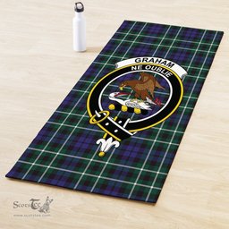 ScotsTee Shop Scottish Graham of Montrose Modern Clan Crest Tartan Rubber Yoga Mat