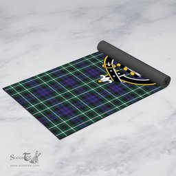 ScotsTee Shop Scottish Graham of Montrose Modern Clan Crest Tartan Rubber Yoga Mat