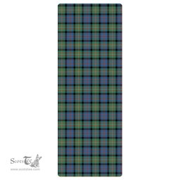 ScotsTee Shop Scottish MacDonnell of Glengarry Ancient Clan Tartan Rubber Yoga Mat