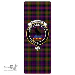 ScotsTee Shop Scottish MacDonnell of Glengarry Modern Clan Crest Tartan Rubber Yoga Mat