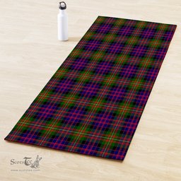ScotsTee Shop Scottish MacDonnell of Glengarry Modern Clan Tartan Rubber Yoga Mat