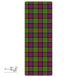 ScotsTee Shop Scottish MacDonald of Clanranald Clan Tartan Rubber Yoga Mat