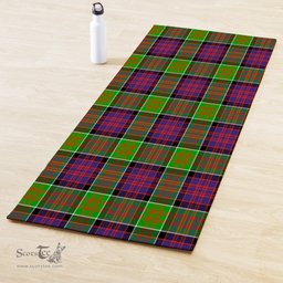 ScotsTee Shop Scottish MacDonald of Clanranald Clan Tartan Rubber Yoga Mat