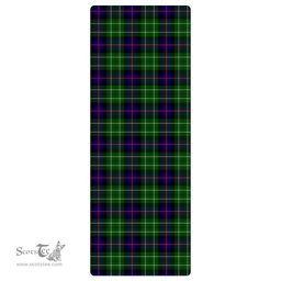 ScotsTee Shop Scottish Leslie Hunting Clan Tartan Rubber Yoga Mat
