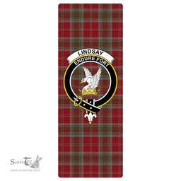 ScotsTee Shop Scottish Lindsay Weathered Clan Crest Tartan Rubber Yoga Mat