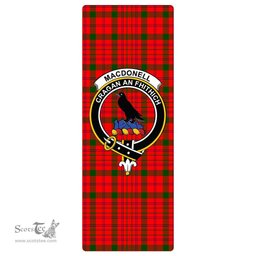 ScotsTee Shop Scottish MacDonnell of Keppoch Modern Clan Crest Tartan Rubber Yoga Mat