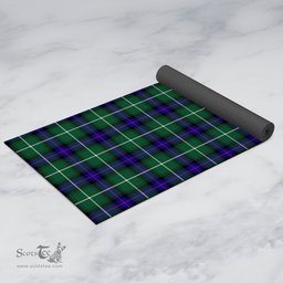 ScotsTee Shop Scottish MacDonald of the Isles Hunting Modern Clan Tartan Rubber Yoga Mat