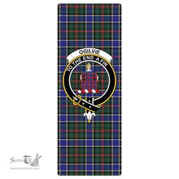 ScotsTee Shop Scottish Ogilvie Hunting Modern Clan Crest Tartan Rubber Yoga Mat