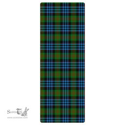 ScotsTee Shop Scottish Newlands of Lauriston Clan Tartan Rubber Yoga Mat