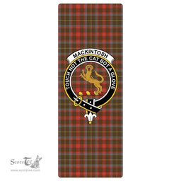 ScotsTee Shop Scottish MacKintosh Hunting Weathered Clan Crest Tartan Rubber Yoga Mat