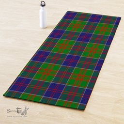 ScotsTee Shop Scottish Stewart of Appin Hunting Modern Clan Tartan Rubber Yoga Mat