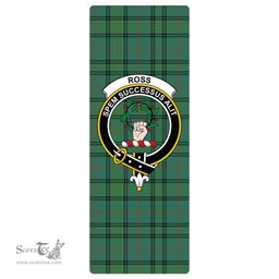 ScotsTee Shop Scottish Ross Hunting Ancient Clan Crest Tartan Rubber Yoga Mat