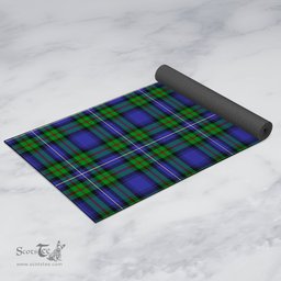 ScotsTee Shop Scottish Robertson Hunting Modern Clan Tartan Rubber Yoga Mat