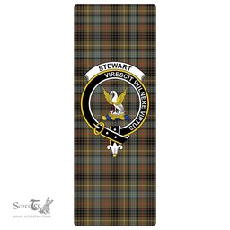 ScotsTee Shop Scottish Stewart Hunting Weathered Clan Crest Tartan Rubber Yoga Mat