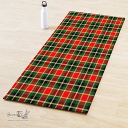 ScotsTee Shop Scottish MacLachlan Hunting Modern Clan Tartan Rubber Yoga Mat