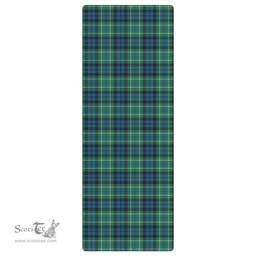 ScotsTee Shop Scottish MacNeil of Colonsay Ancient Clan Tartan Rubber Yoga Mat