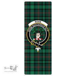 ScotsTee Shop Scottish Ross Hunting Modern Clan Crest Tartan Rubber Yoga Mat