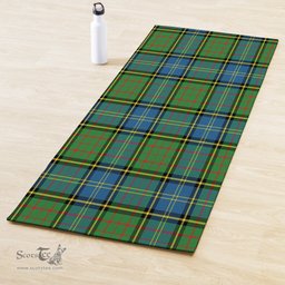 ScotsTee Shop Scottish MacMillan Hunting Ancient Clan Tartan Rubber Yoga Mat