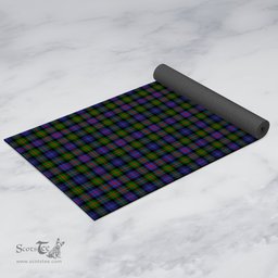 ScotsTee Shop Scottish Murray of Atholl Modern Clan Tartan Rubber Yoga Mat