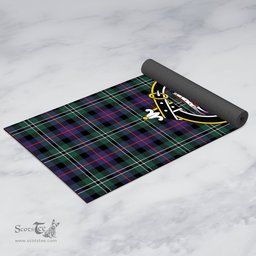 ScotsTee Shop Scottish Rose Hunting Modern Clan Crest Tartan Rubber Yoga Mat