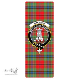ScotsTee Shop Scottish MacLean of Duart Modern Clan Crest Tartan Rubber Yoga Mat