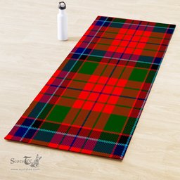 ScotsTee Shop Scottish MacNicol of Scorrybreac Clan Tartan Rubber Yoga Mat